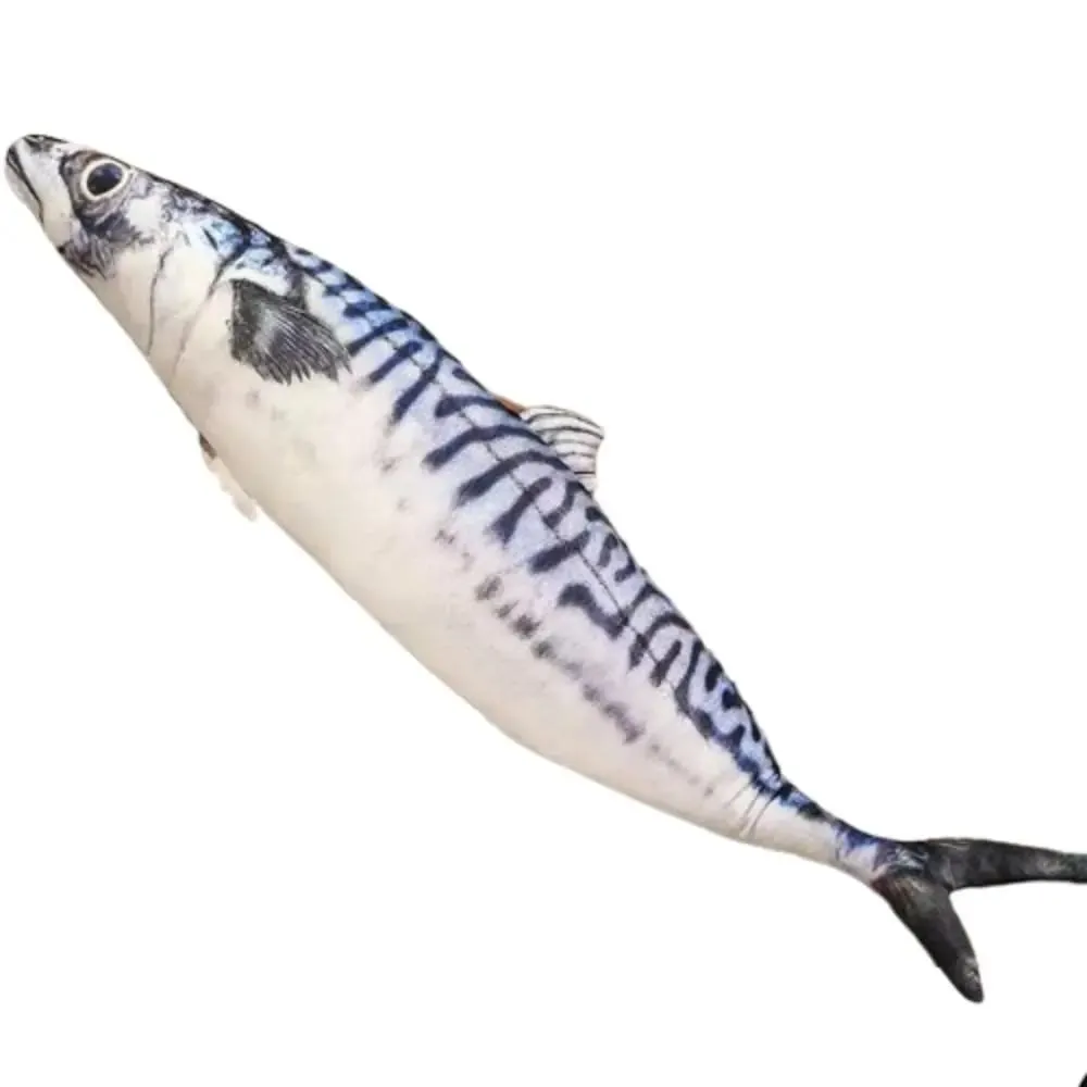 Sofa Cushion PP Cotton Simulation Sea Fish Soft Stuffed Sea Fish Stuffed Bream Salmon Fish Sleeping Pillow Bedroom