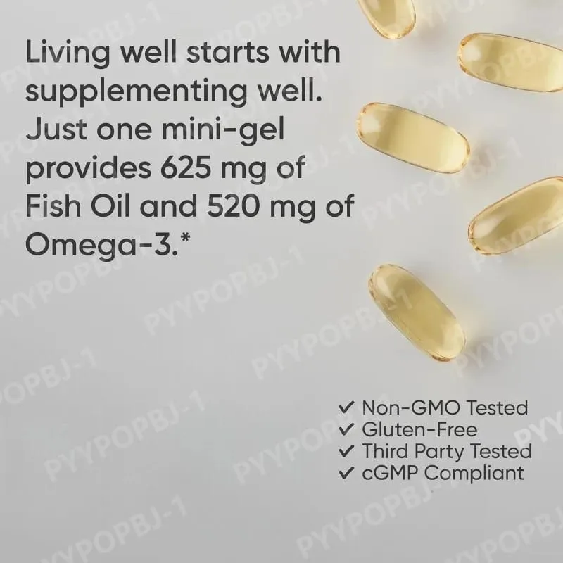 Omega-3 Fish Oil Softgels 90 Capsules Rich in High-purity Nutritional Supplement — 690mg EPA and 260mg DHA Daily Health Support — image 6
