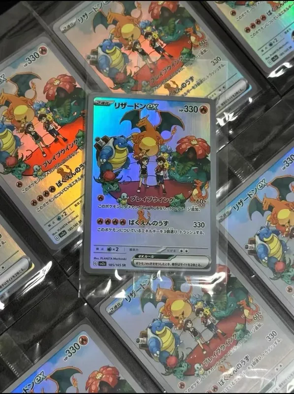 Diy Self-control Ptcg Pikachu Charizard Venusaur Blastoise Pokemon Card Anime Collection Cards Gift Toys — image 19