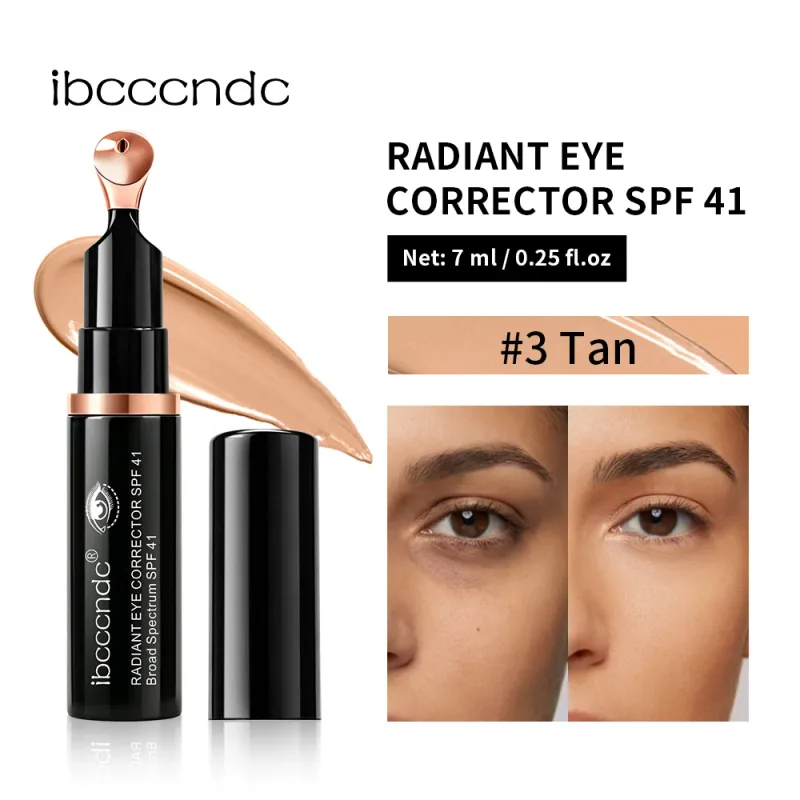 SPF 41 Eye Corrector Concealer Hydrating Suncreen Concealer Under Eye Color Corrector Dark Circles Eye Cream Woman Makeup — image 8