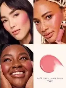 Rare Beauty Makeup Set Liquid Highlights It Remains Moist and Does Not Dry Out Blush Cream Lustrous Moist Nature Liquid Blush