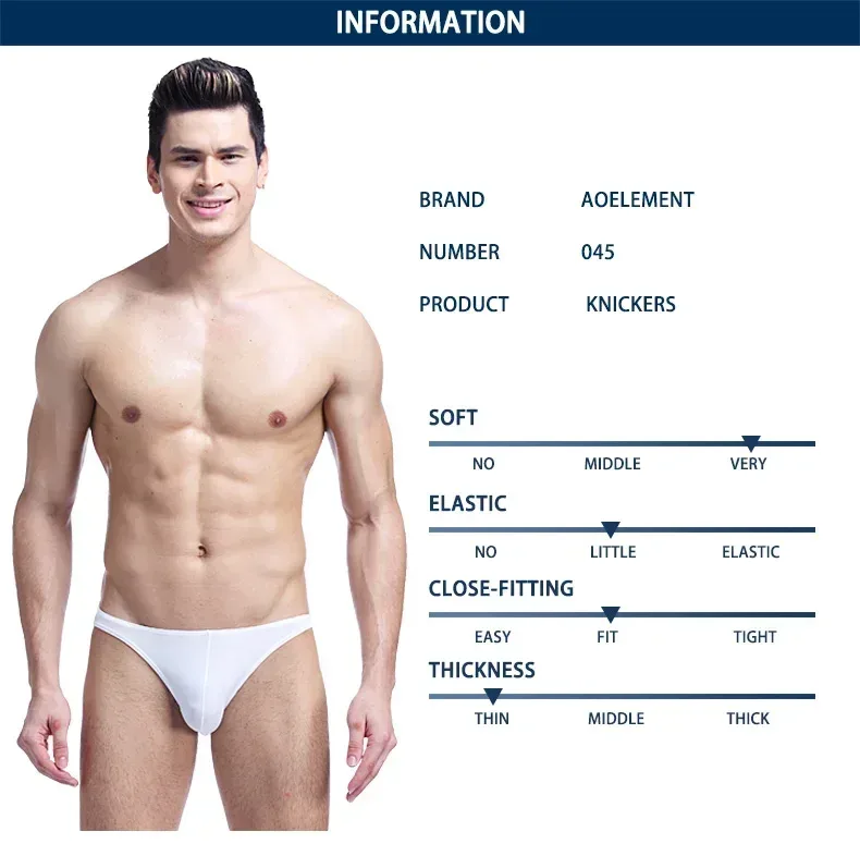 3PCS Summer narrow edge men sports breathable ice silk underpants thin sexy low waist tight seamless small triangle na pantalon — image 13