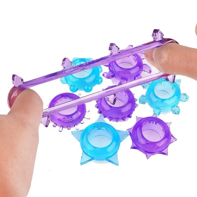 3/5PCS Cock Ring Fördröjning Ejakulation Vuxenleksaker För Män Dick Förstoring Silikon Penisring Man Sexleksaker Starkare Erektion 18+ — image 2