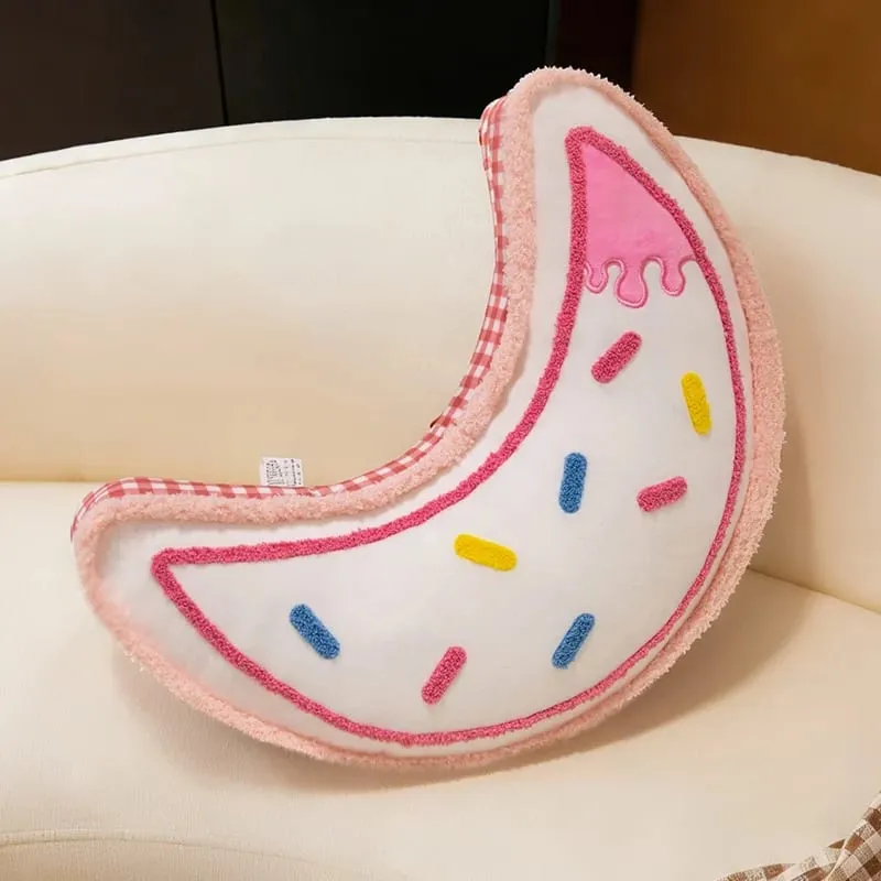 Red Grid Throw Pillow Star Moon Love Heart Triangular Ellipse Sofa Bed Lumbar Cushion For Home Decoration Ornaments — image 7