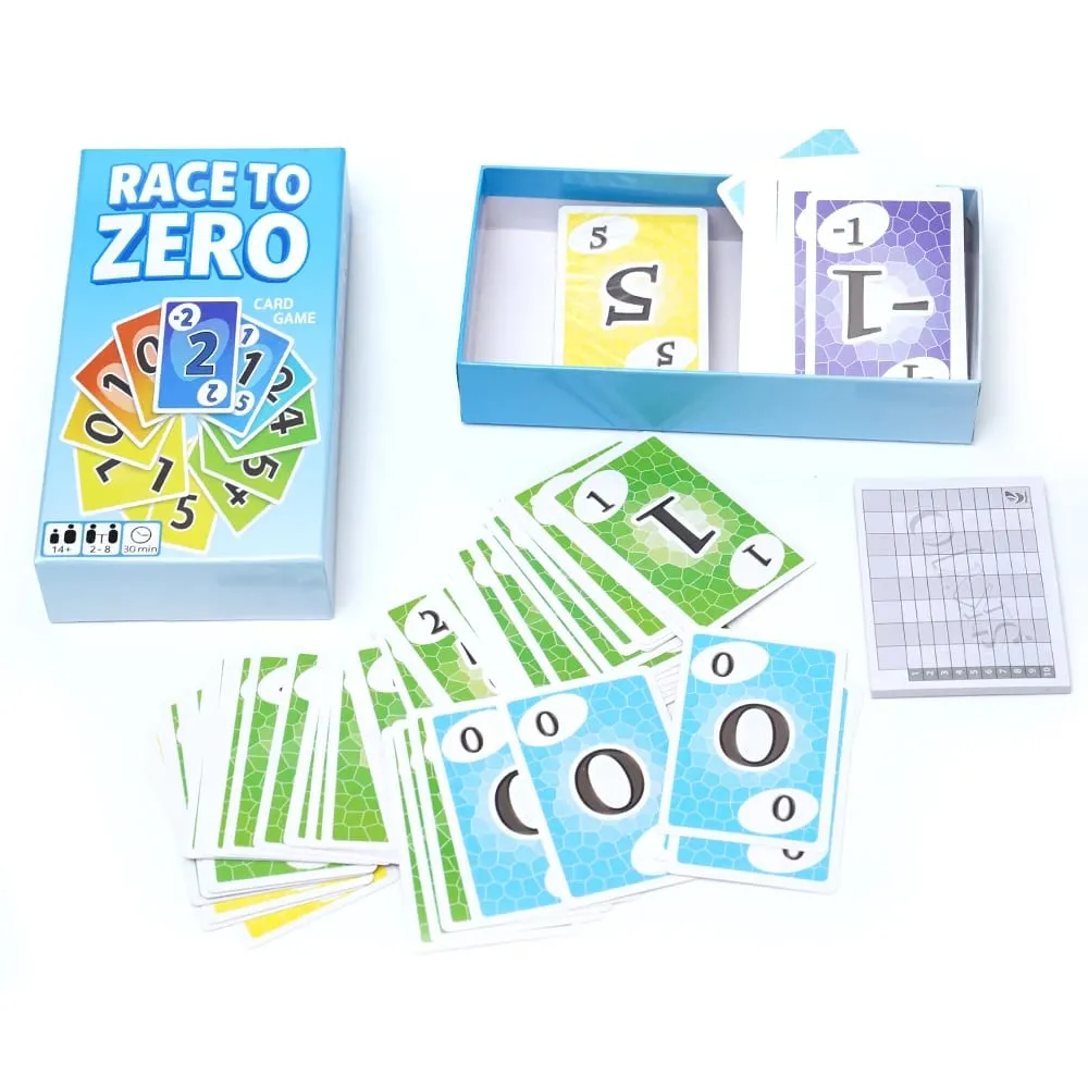 Race to Zero Card Game Fast Paced Strategy Card Game for Family Friends and Party Play Fun Competitive Number Travel Entertainme — image 4