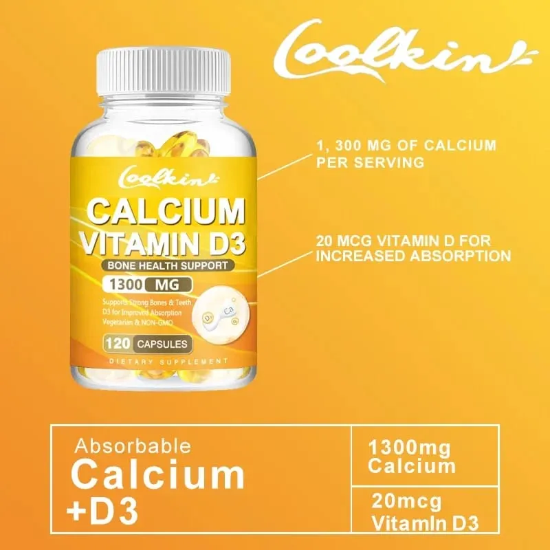 Ang Kaltsyum + Bitamina D3 ay Nagtataguyod ng Kalusugan ng Buto at Suporta sa Immune Pinahuhusay ang Carbonate Absorption Supplement sa Pandiyeta — image 3