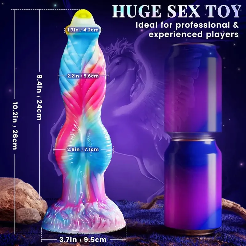 Fjärrkontroll Thrusting Monster Dildo Vibrator Tjock Enorm Vibrerande Dildo med sugkopp Analleksaker Sexleksaker för vuxna för kvinnor