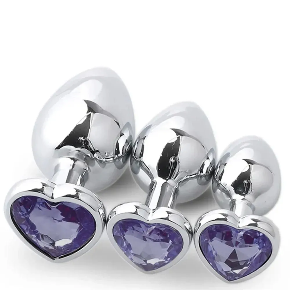 S/M/L Metal Anal Plug Butt Plug Sex Toy Butt Toy for Women Men Couples Gay Adult Game Masturbator Anal Diamond Sex Shop — image 1