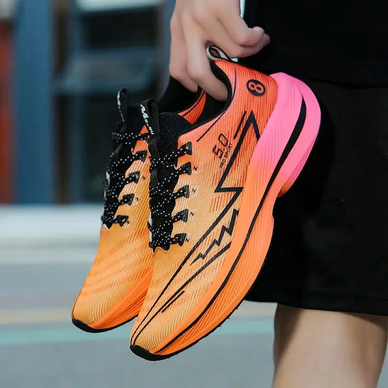 Men Sports Running Shoes Casual Marathon Lightweight Women's Comfortable Athletic Nonskid Walking Sneakers Outdoors Couple Shoes — image 2
