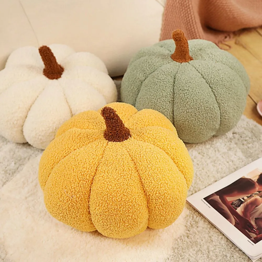 Home Decor Cotton Pumpkin Pillow Cute Soft Pumpkin Pillow Simulated Pumpkin Soft Back Cushion — image 5