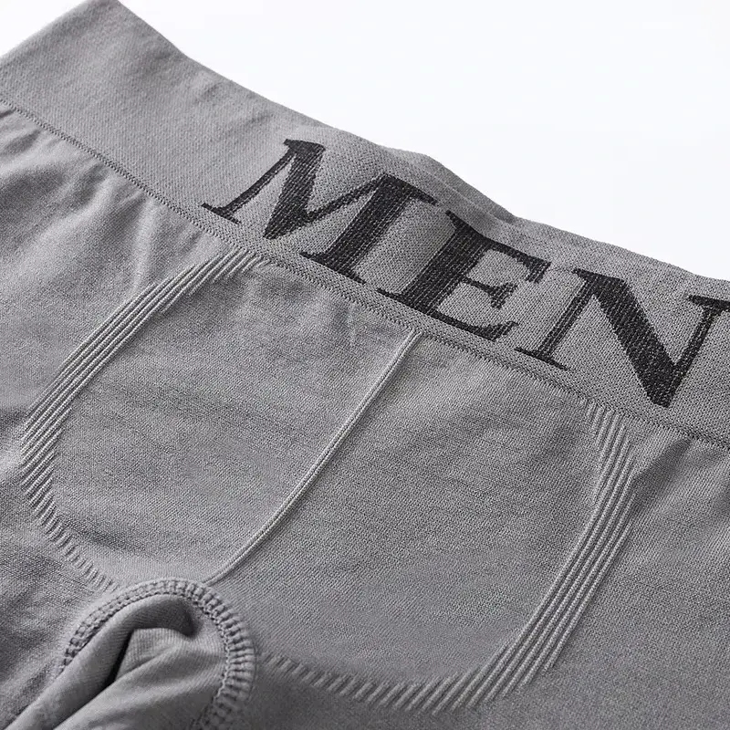 5 Pcs 남자 복서 팬티 높은 탄성 통기성 속옷 부드러운 코 튼 스트레치 반바지 편안한 일반 컬러 팬티 3256812862724852 — image 7