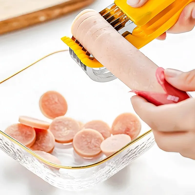 Slicer banana ham fruit ultra-thin manual creative multi-functional cutter melon cutting artifact kitchen special tool — image 4