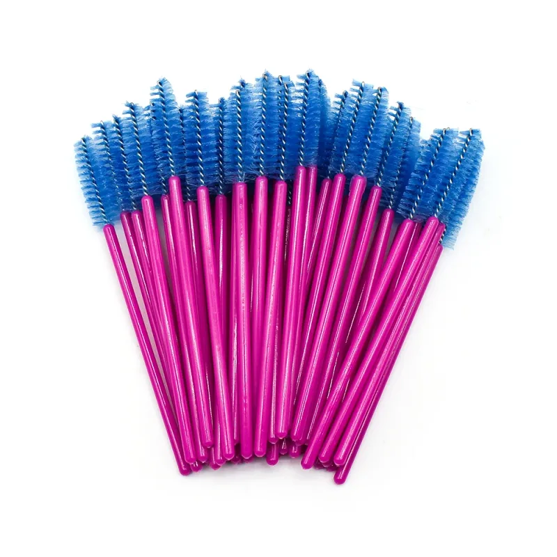 50pcs Disposable Eyelash Brushes Extension Rose Red Eyebrow Brush Mascara Wand Eye Lashes Cosmetic Tool Set Makeup Beauty — image 16