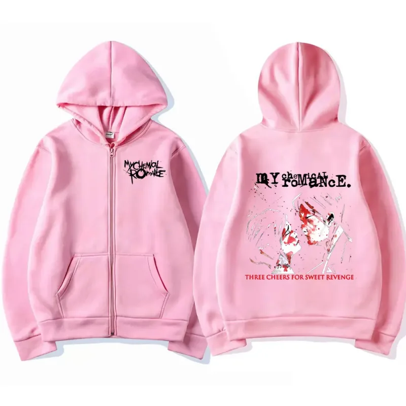 Rock Band My Chemical Romance Mcr Dead Zipper Hoodie Black Parade Punk Emo Zip Up Sweatshirt Men Fashion Vintage Hip Hop Hoodies — image 26