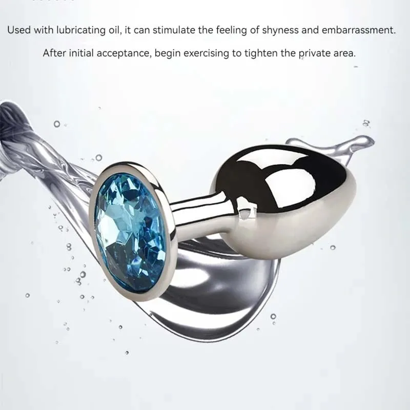 Metal suave anal plug aço inoxidável base de jóias suave butt plug massageador de próstata vibradores ânus estimulador brinquedos sexuais adultos — image 2