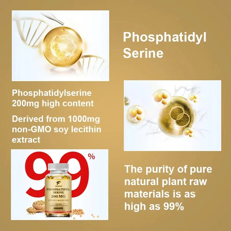 Phosphatidylserine Capsules Boosts Brain Vitality Improves Focus Memory Learning Ability & Daily Cognitive Health — image 7