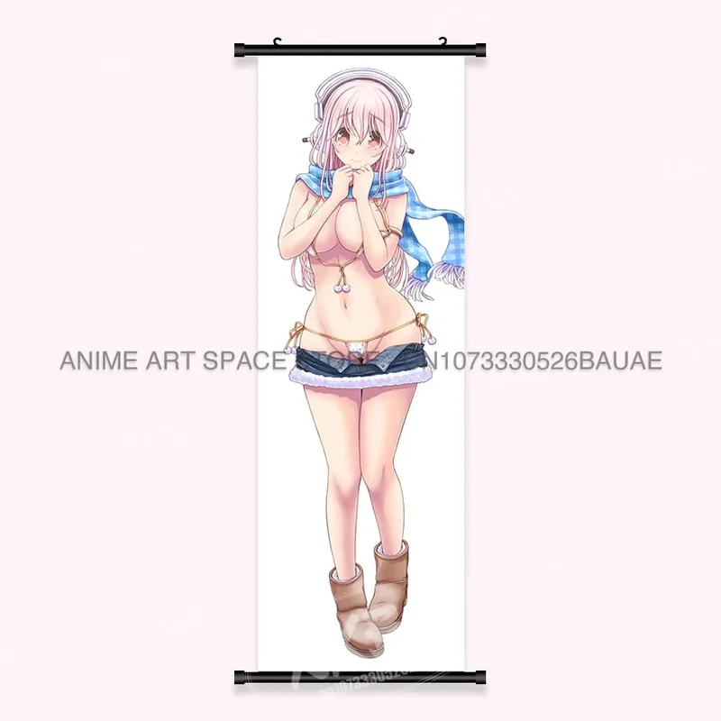 Video game Wall Artwork Canvas Scrolls Picture Anime Movie Role Poster Hanging Painting Print Home Decoration For SUPER SONICO — image 29