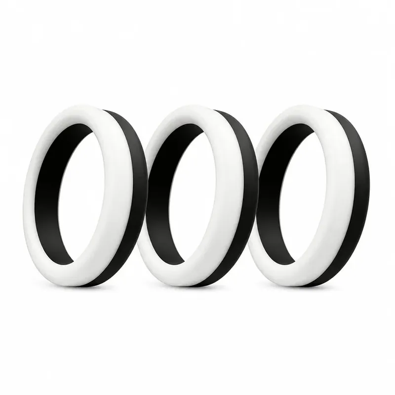 Silicone Penis Ring Cock Ring Erection Ring Delay Ejaculation Fixed Stamina Enhancer Sex Toys Adult Male Couples Long Lasting — image 16