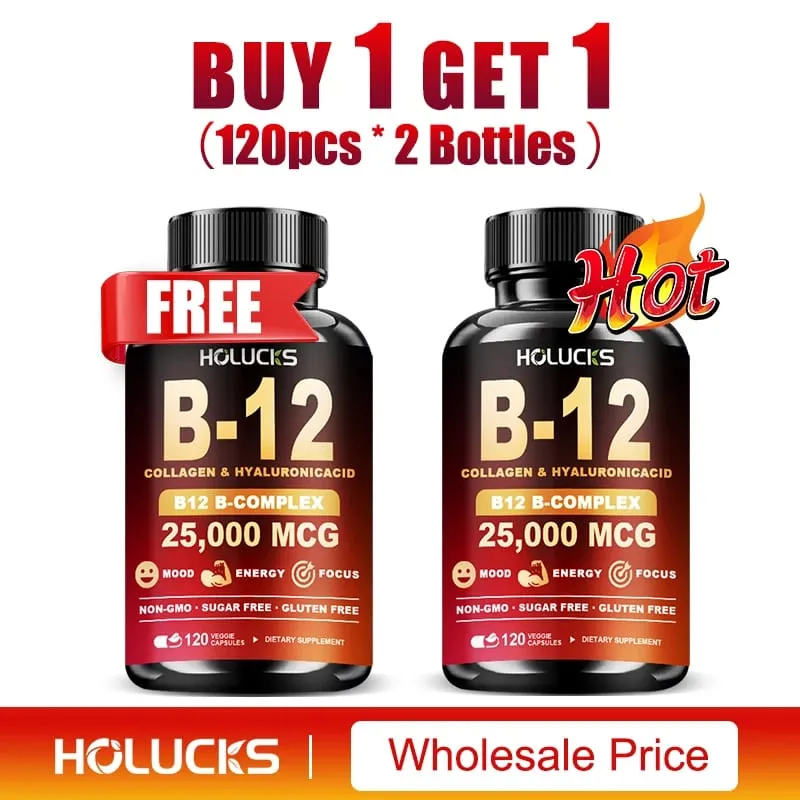 Vitamin B12 Complex Supplement Benefit Brain & Heart Function Support Memory Learning Metabolism Helps Boost Natural Energy — image 10