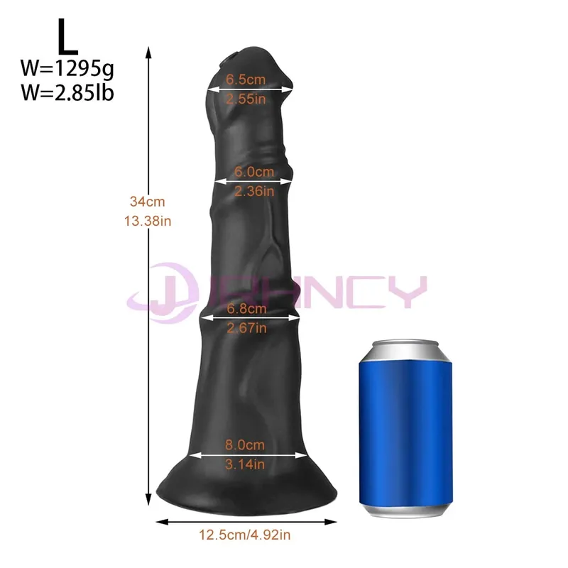 Enorma långa anala dildos Sexleksak 18+ Kvinnor Silikon Analplugg Häststil Penis Stor S-XXL Butt Plug Prostatamassage Analvidgning — image 13