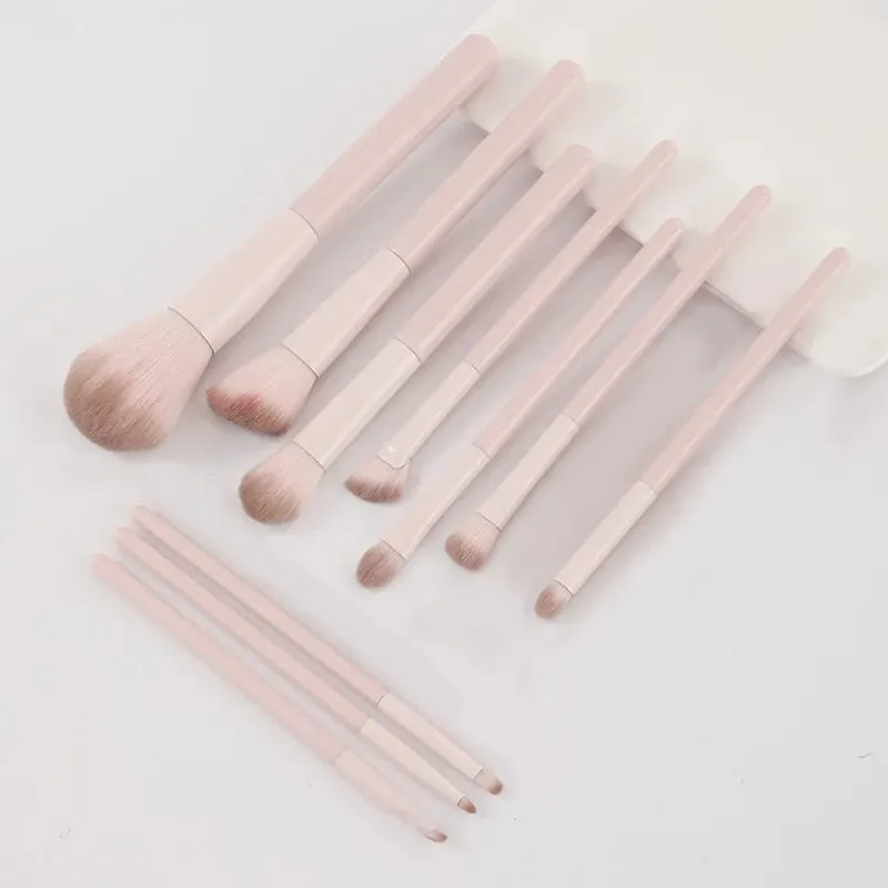 Makeup Brush Set for Beginners Eye Shadow Blush Contour Blend Nose Shadow Concealer Complete Kit for New Users Essential