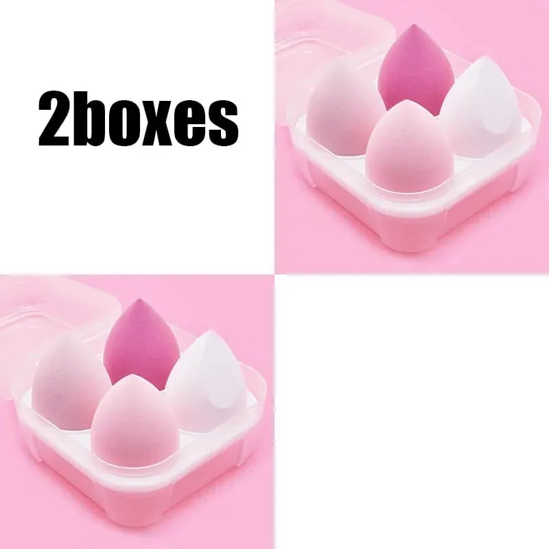 4/8/16pcs Cosmetic Puff Set Beauty Egg Wet And Dry Dual-Use Egg Makeup Foundation Sponge Air Cushion Puff Soft Makeup Tools — image 20