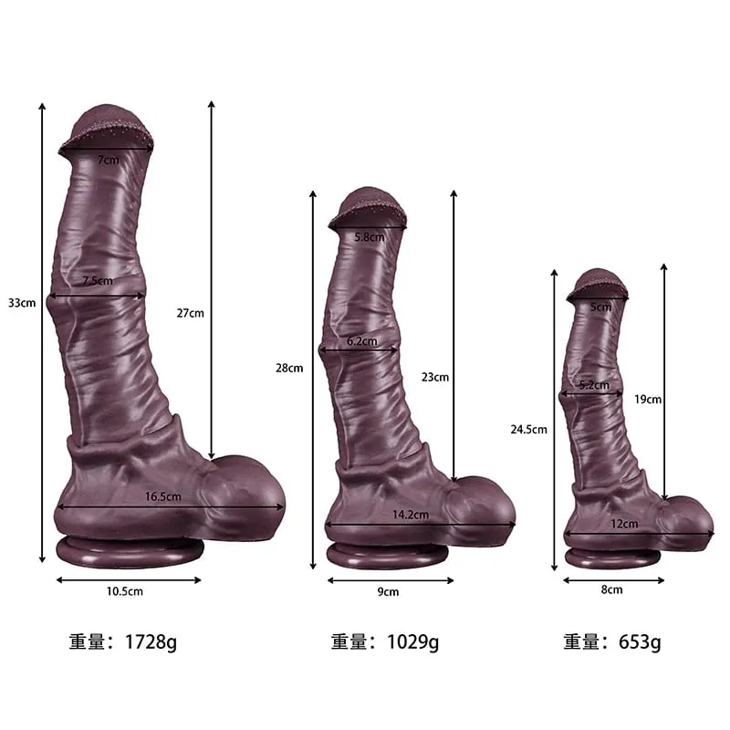 Dildo Horse Dick Anal Plug in Four Colors Noctilucent Butt Sex Toys Prostate G-spot Massager Anal Penetration Men Masturbator 18