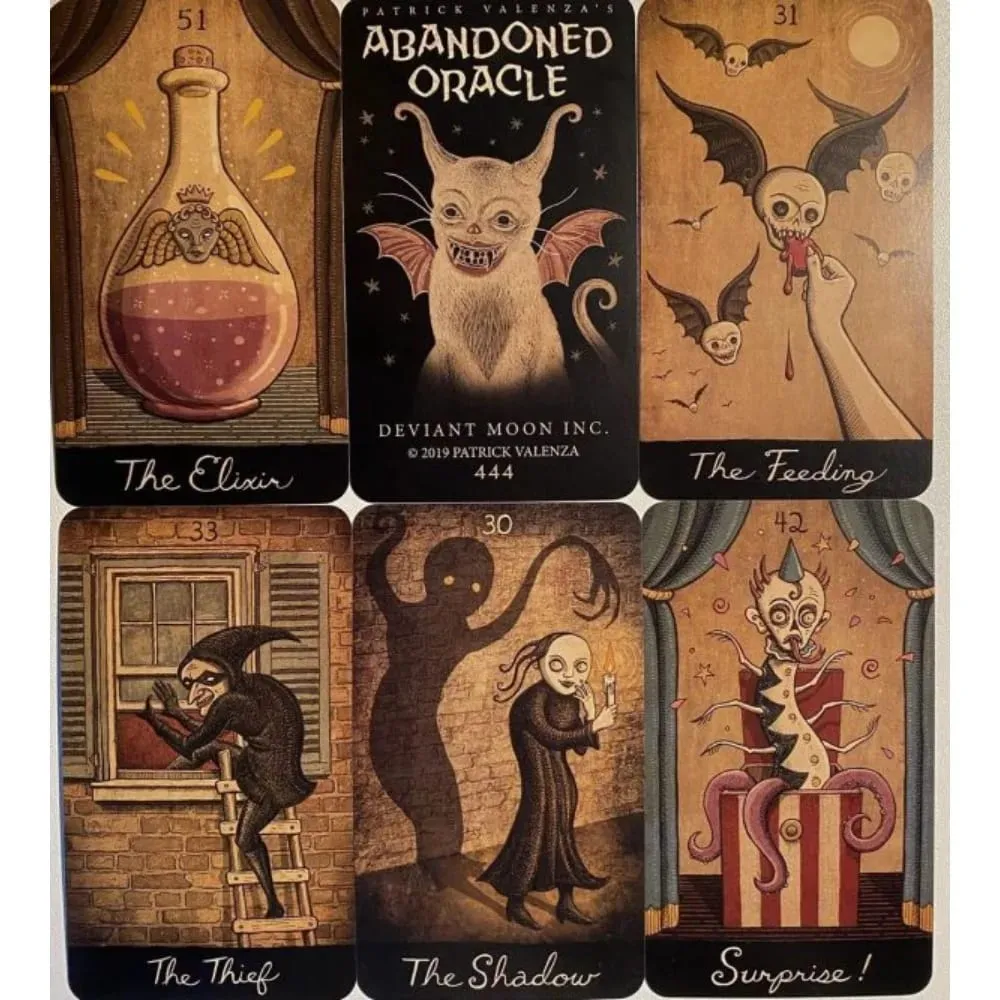 Abandoned Oracle Cards Deck 52 Cards Dark Fantasy Tarot Fortune Telling Witchcraft Spirit Board Game English Ver. — image 5