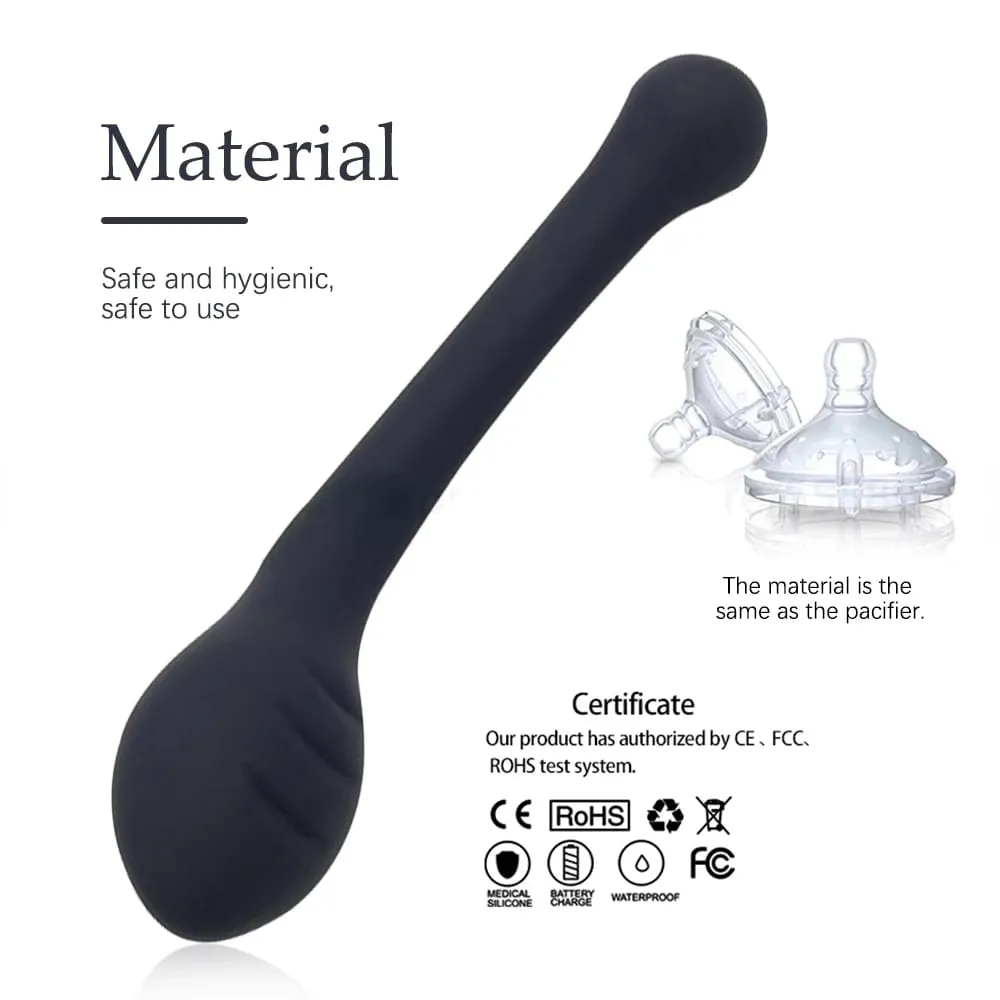Soft Silicone Anal Beads Balls Handheld Butt Plug Sex Toy Prostate Massage Female Vagina Masturbator Dual Head Stimulation Anus — image 5