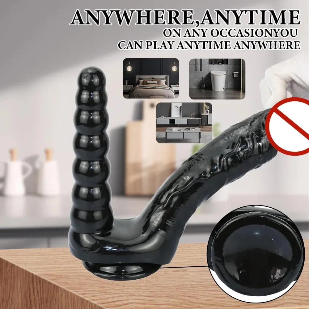 Giant Double Headed Dildo Anal Plug Double Insertion Pinasisigla ang Vaginal Anal Dilator Pang-adultong Sex Toy para sa Lesbian Women — image 2