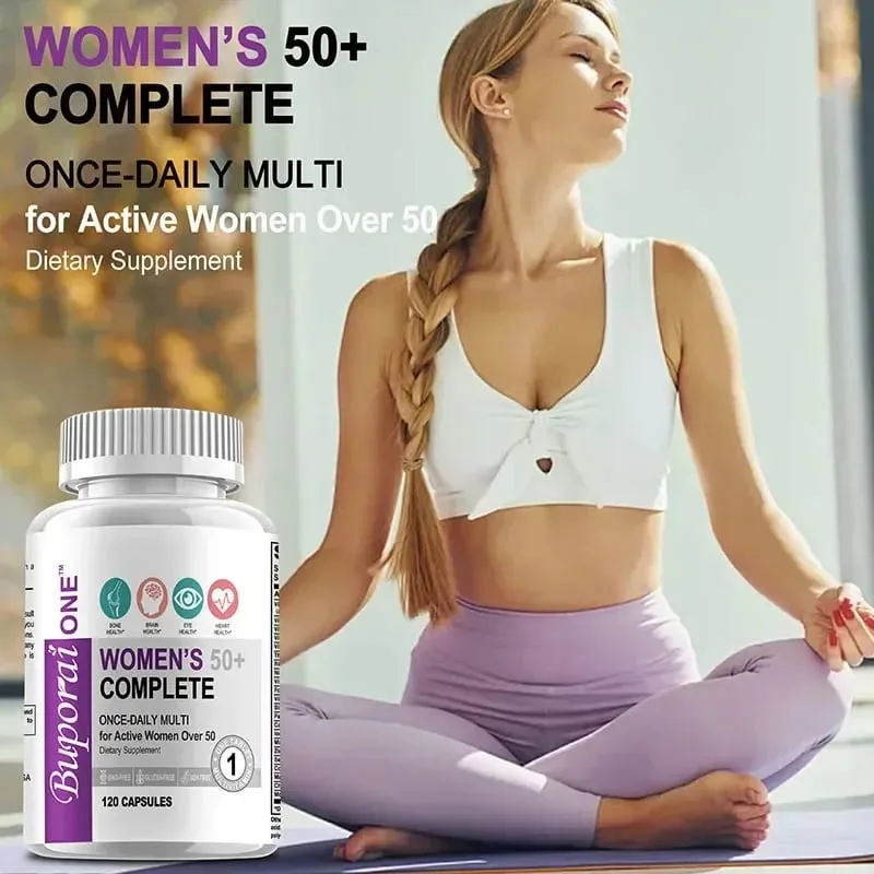 Women’s 50+ Complete Multivitamin - Supports Bone Eye Memory Brain and Skin Health Antioxidant Promotes Metabolism — image 4