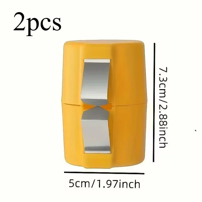 2pcs Egg Separator & Peeler - Quick & Easy Manual Egg Separator with Blades Non-Slip Base Compact Design for Home Cooking Bak — image 6