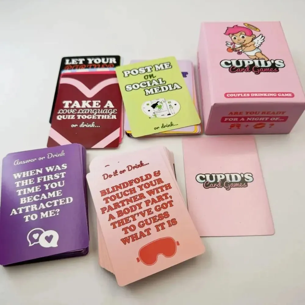 New Cupid Card Game Couples Drinking Game for Adult Dating Nights Bedroom Game for Male and Female Pairs Valentine's Day Gift — image 1