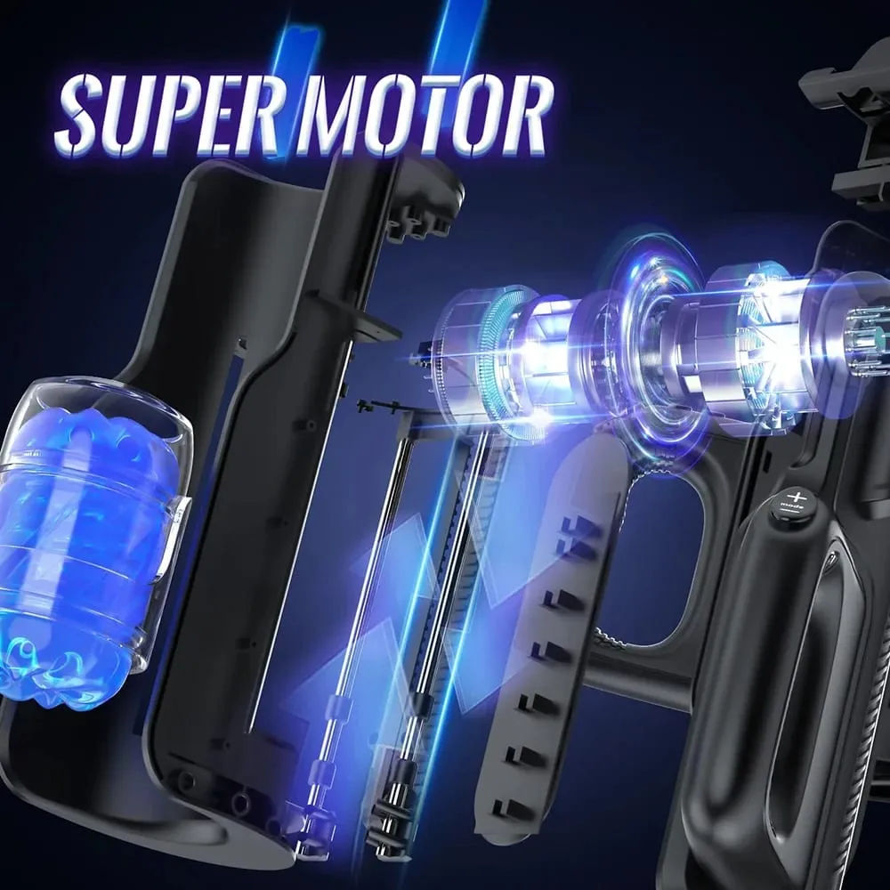 Leten Dual Handles Sex Machine Powerful Electric Thrusting Male Masturbator Adult Toys 2 Soft Sleeve Voice Penis Trainer Sex Toy