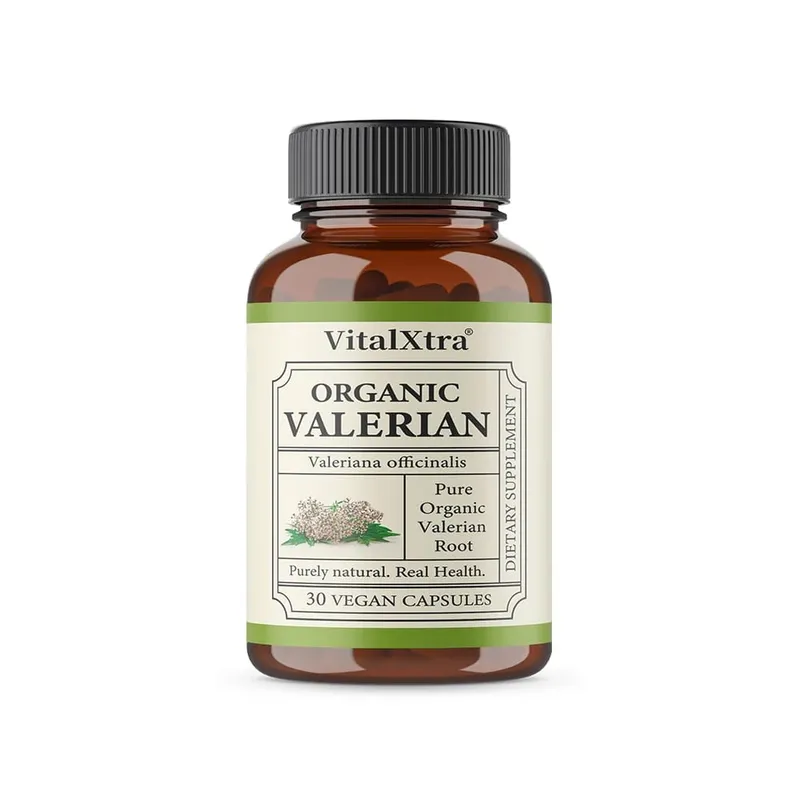 Premium Valerian Root Capsules 450mg Natural Sleep & Relaxation Support Relieves Stress Vegan Non-GMO for Men & Women — image 8