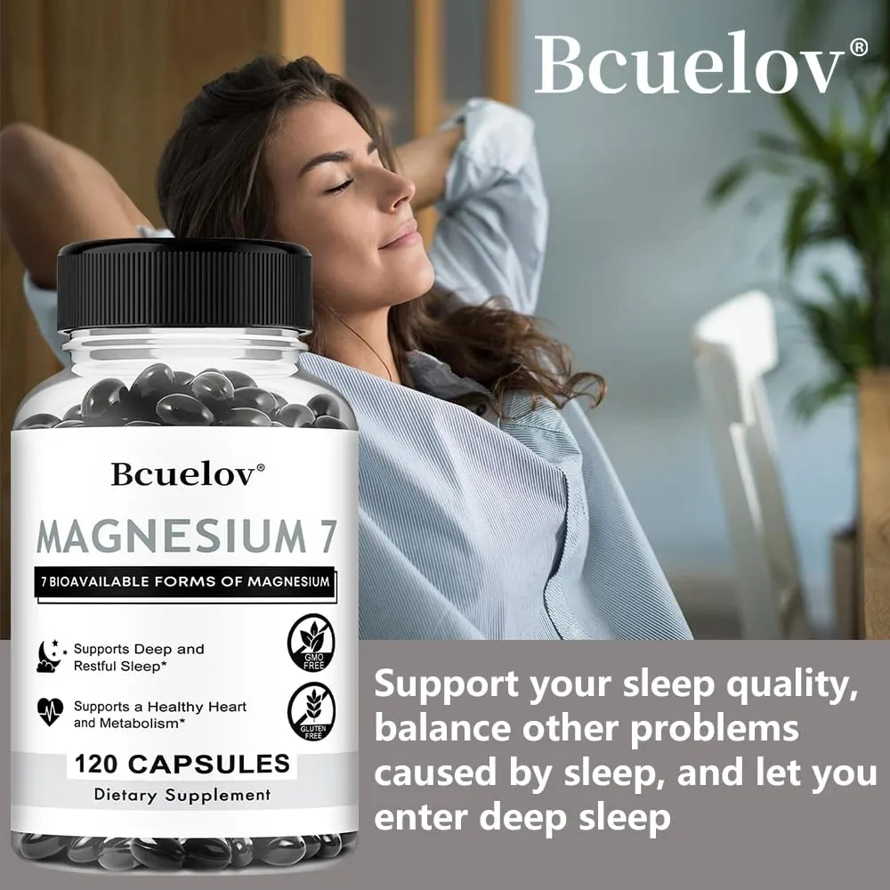7 in 1 Magnesium Complex High Absorption Supports Energy Relaxation Promotes Healthy Sleep Helps Muscle Support Supplements — image 6