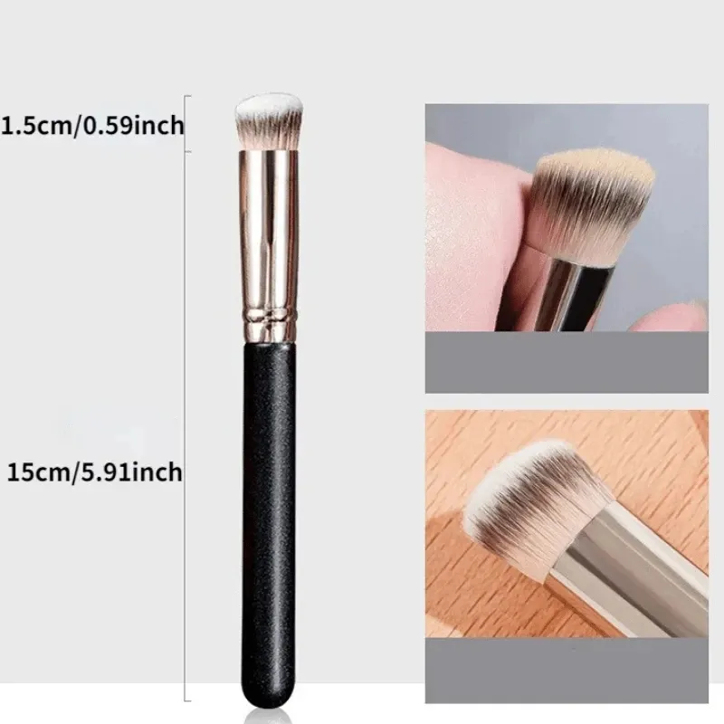1/2/5/10pcs Foundation Concealer Brush Premium Contour Blusher Brushes Liquid Concealer Foundation BB Cream Face Makeup Brush — image 5
