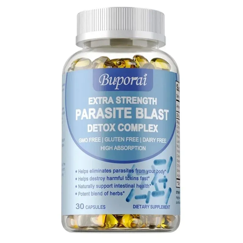 Parasite Blast Detox Complex – Támogatja a bélrendszer egészségét Eltünteti a parazitákat Elősegíti az anyagcserét és erősíti az immunitást