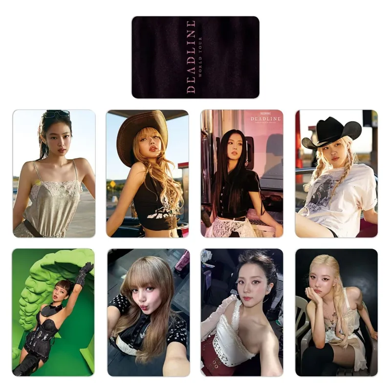 8Pcs/Set pop Idol KATSEY New Album Pinky UP CHAOS HD Printd Personal Lomo Card Photocards Fans Gift — image 9