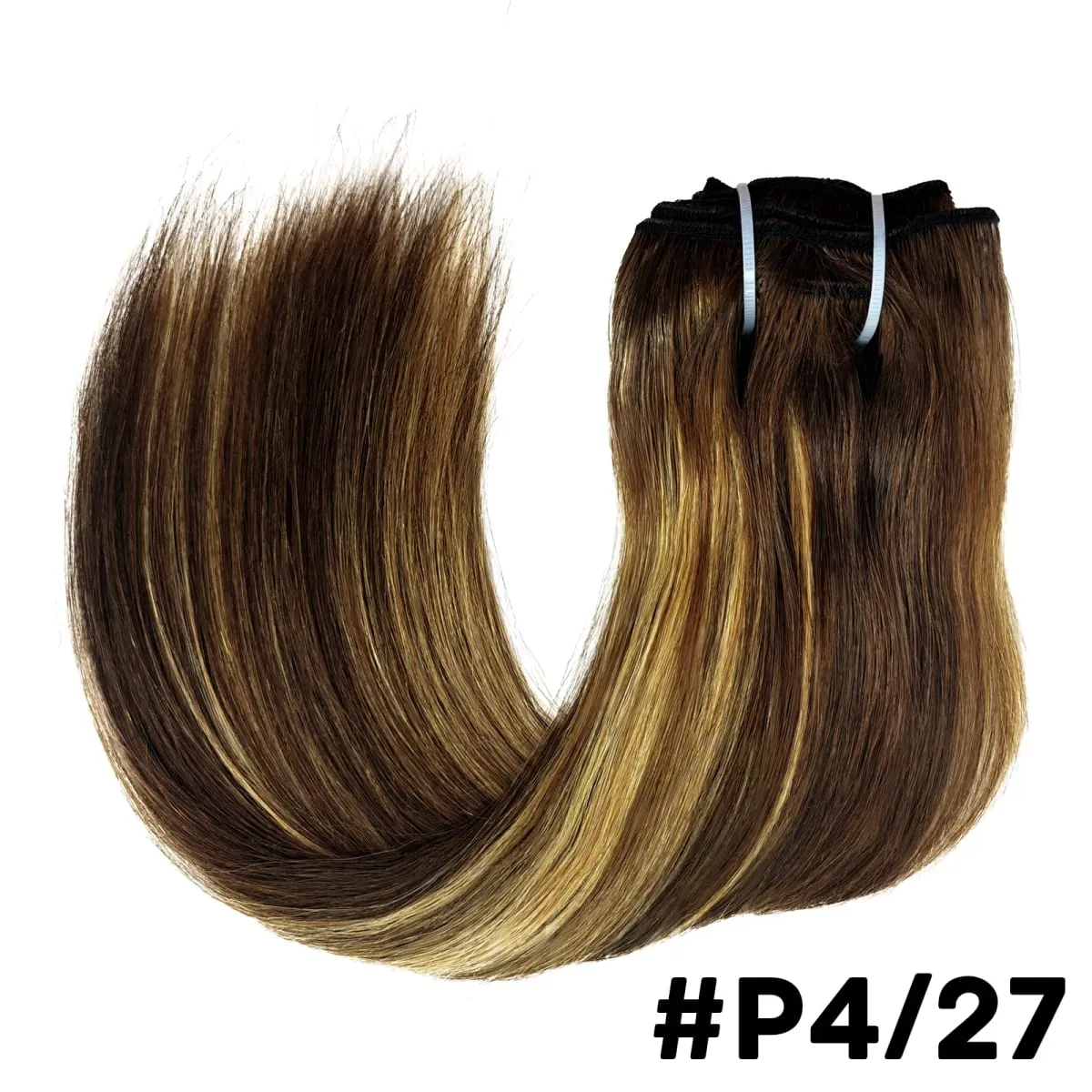 Clip Ins Straight Seamless Brazilian Human Hair Extensions 10A Brazilian Virgin Human Hair 8 Pcs Clip In Extensions 120G/Pack