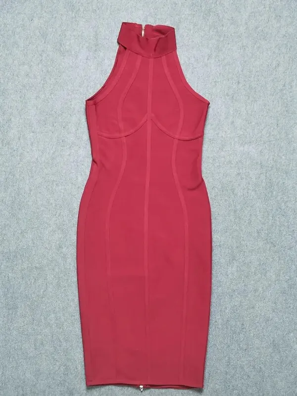Sexy verão elegante vestido elástico branco sólido esticado império bodycon vestido 2024 moda feminina vestido de festa xl atacado — image 10