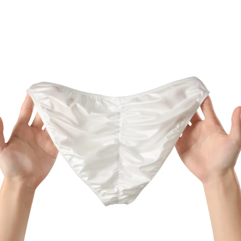 Mga Panlalaking Low Rise Gym Brief Makinis na Satin Sport Training Underwear Bodybuilding Ultra Manipis Mabilis na Dry Fitness Workout Nakakaangat ng Puwit — image 14