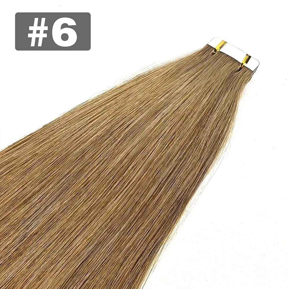 Straight Tape In Hair Extensions Natural Black 26 Inch Adhesive Invisible Brazilian Remy 100% Human Hair Tape Ins 50G/20Pcs/Pack — image 11