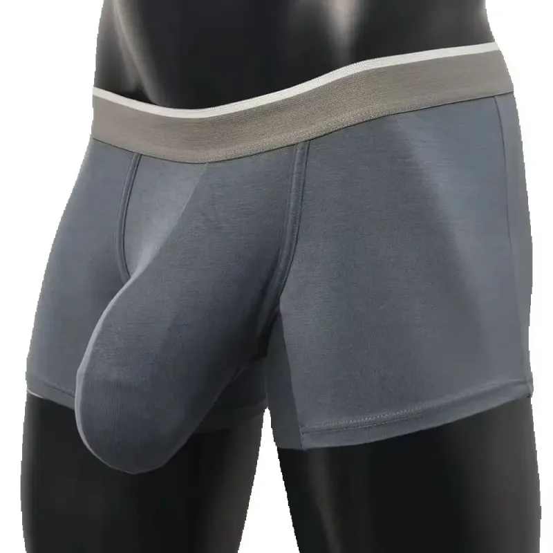 2026 Modal Masculino Boxer Shorts Grandes Bolsos Confortáveis Moda Sexy Roupa Interior — image 10