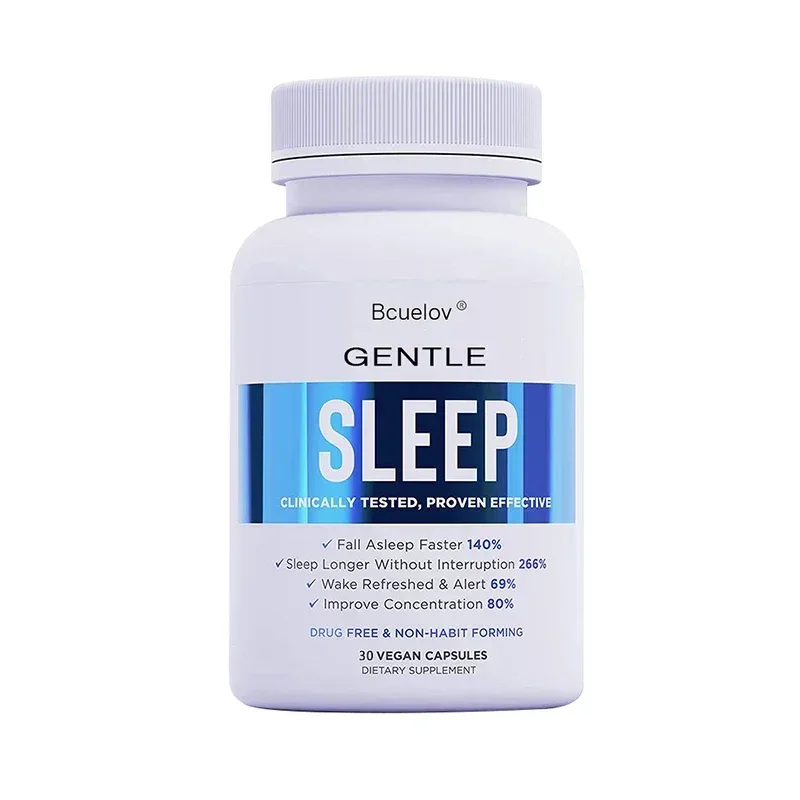 Sleep Supplement - with Magnesium Combats Nighttime Sleep Restores Sleep Quality Prolongs Sleep Time and Relieves Stress — image 8