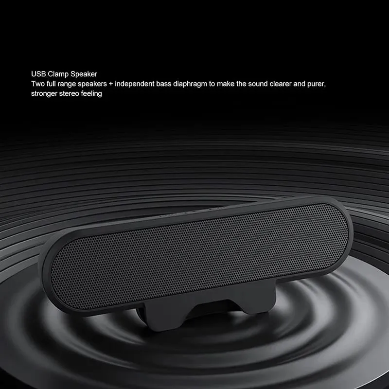 Mini Soundbar Speaker Clip Portable USB Wired Computer TV PC Laptop Desktop Subwoofer Sound Box Music Caixa De Som Bocina Coluna — image 4