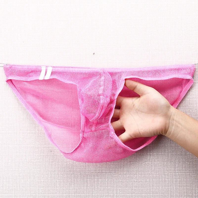 Underklädesbyxor för män Ultratunn, lågväxt mesh andningsbara trosor — image 19