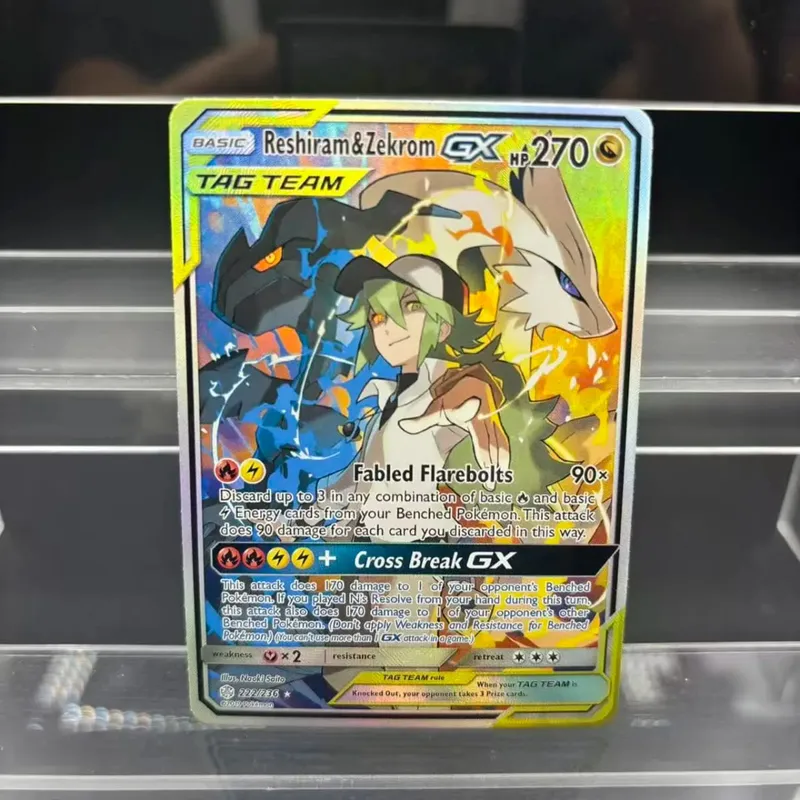 DIY Collection Cards Zekrom Umbreon Espeon Mewtwo GX EN Self Made Single Card Classic Game Anime Card Gift Toy — image 29