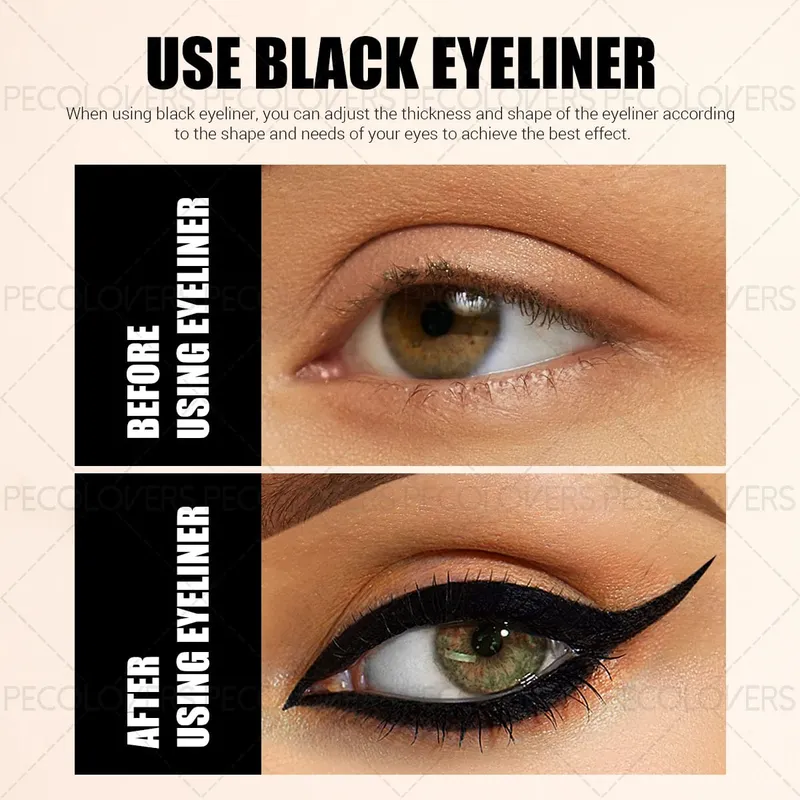 3PCS Black Face Suit Lipstick+eye Shadow+eyeliner Waterproof and Durable Suitable for Halloween Makeup — image 3