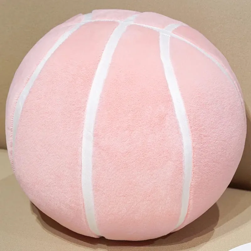 Basketball Plushie Simulation Basketball Throw Pillow Fill Plump Bedroom Decorations Skin-friendly Holiday Gift For Boy And Girl — image 12
